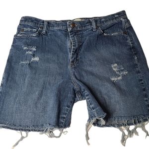 Lee distressed Jean shorts